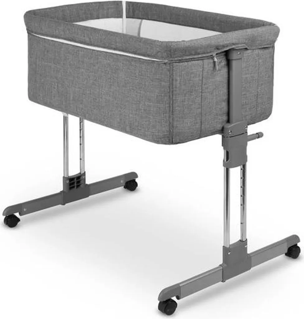 Berceau Cododo Sleep2gether graphite : lit bébé évolutif et ajustable