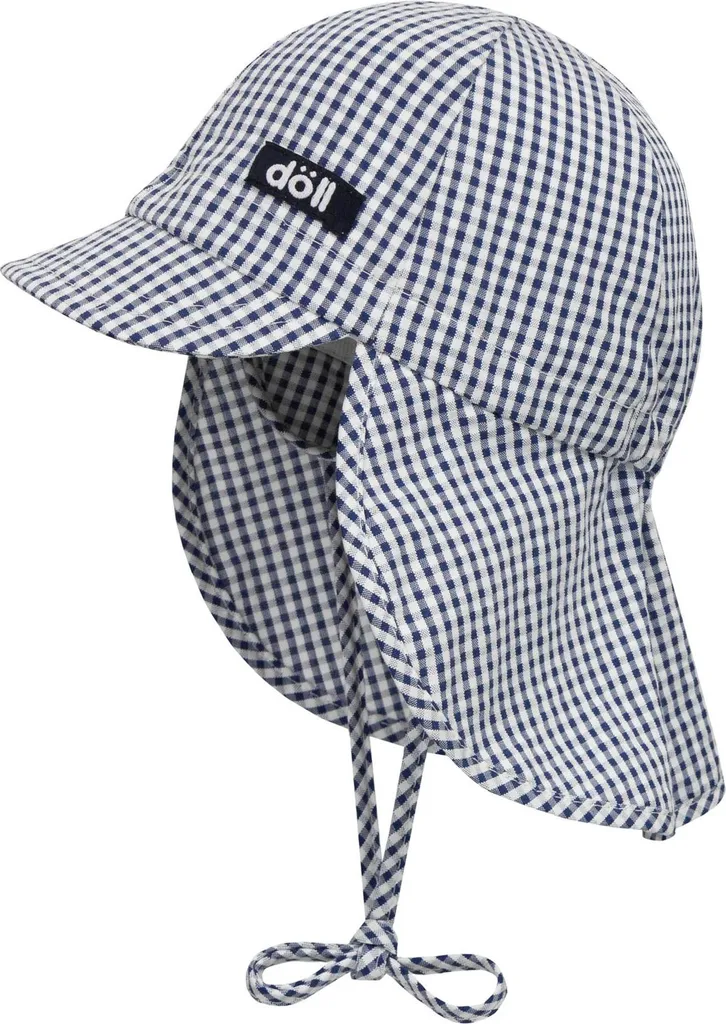 Cappello a cravatta Döll per bambini: Protezione UV e comfort in cotone