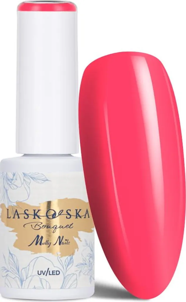 Manucure Longue Tenue avec le Vernis Molly Nails Bouquet Pomponella
