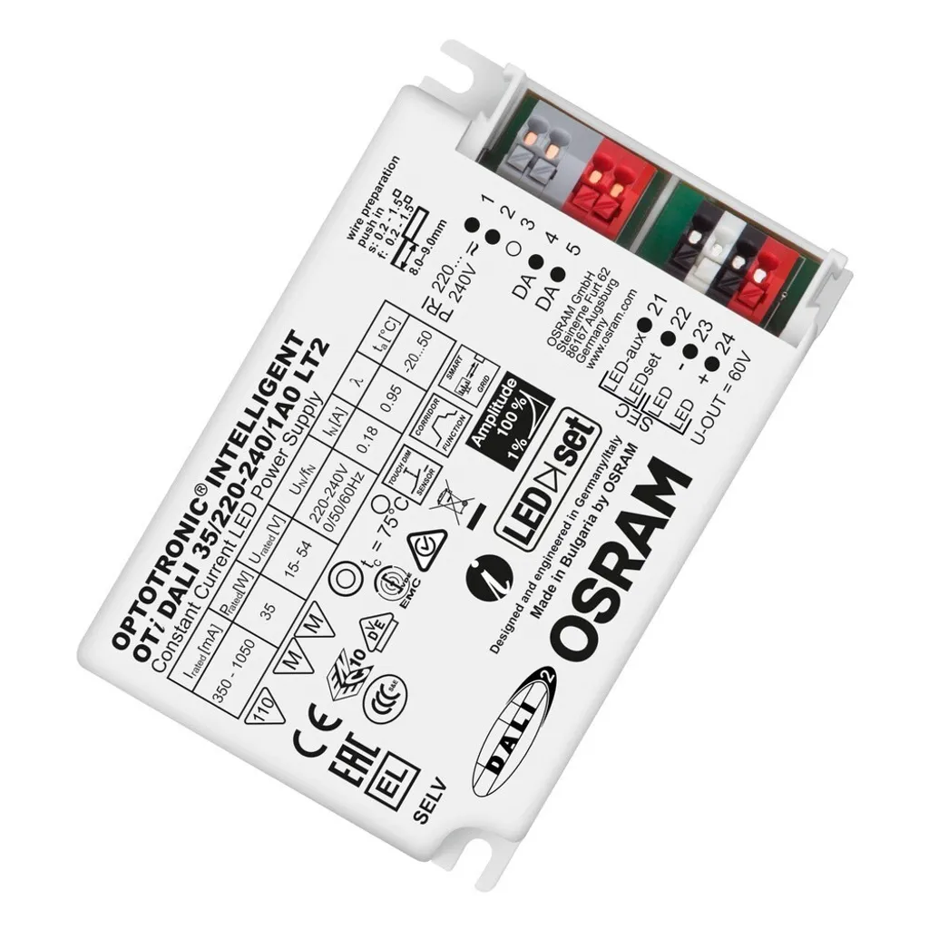 Driver LED OTi DALI 35 220-240 1A0 LT OSRAM - Courant 350-1050mA 35W