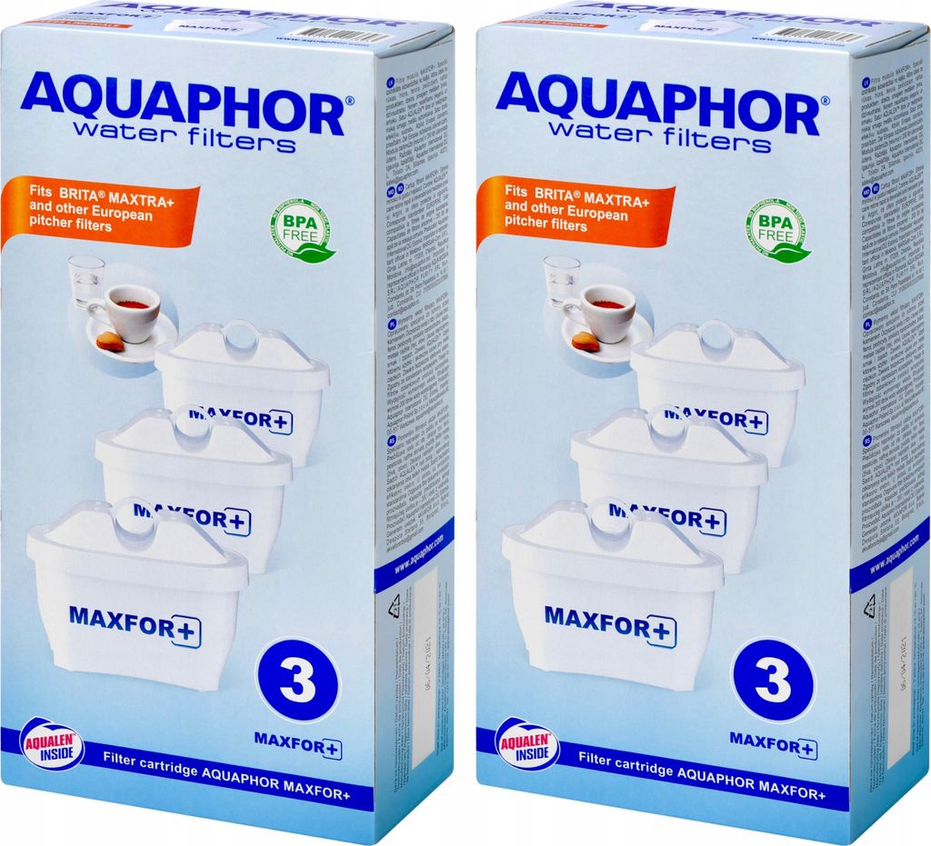 Wkład filtrujący Aquaphor Maxfor+ 6 szt. Zdjęcie produktu 