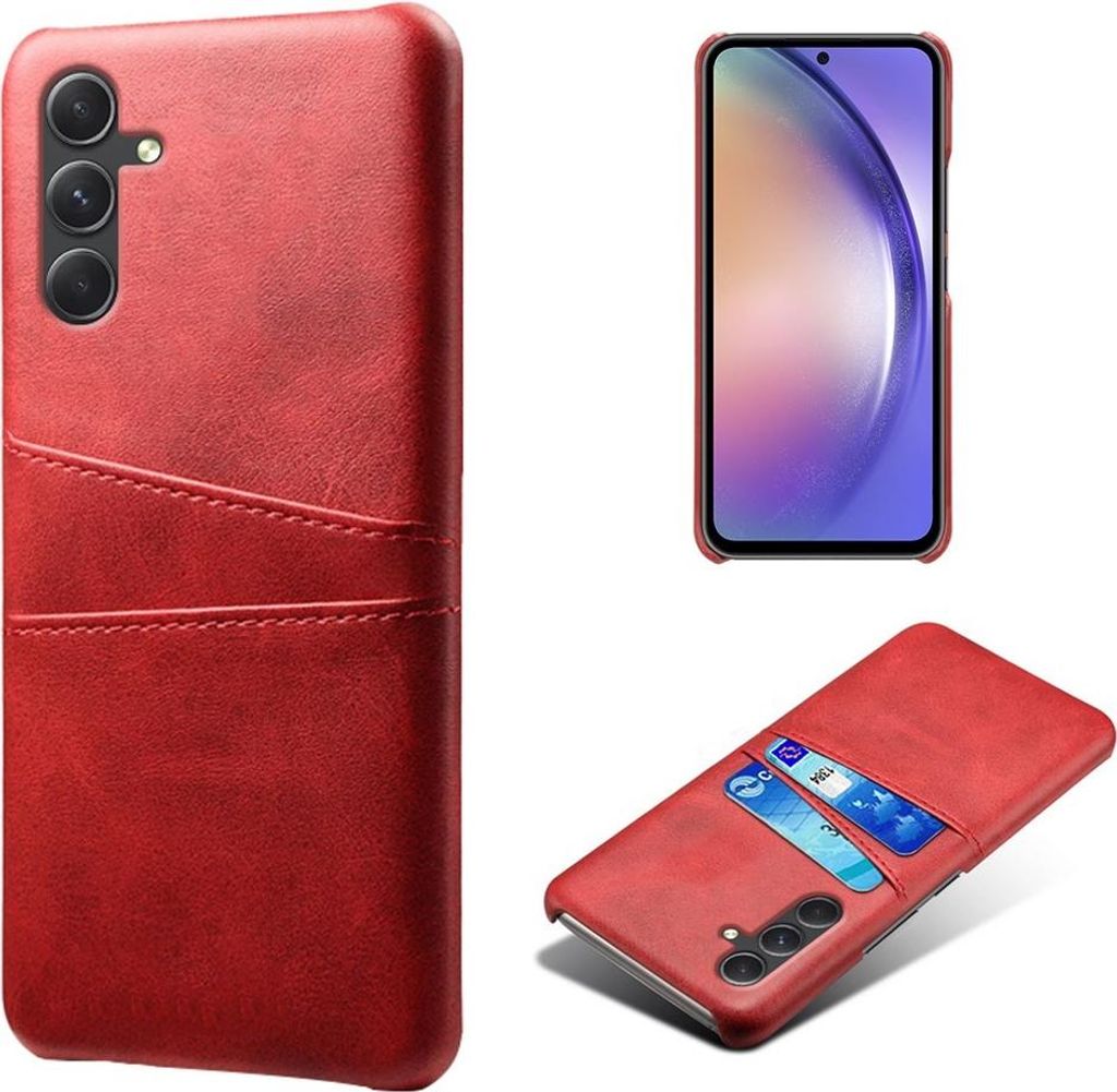 Samsung Galaxy A55 Hülle - Coverup Kartenfach Back Cover - Rot