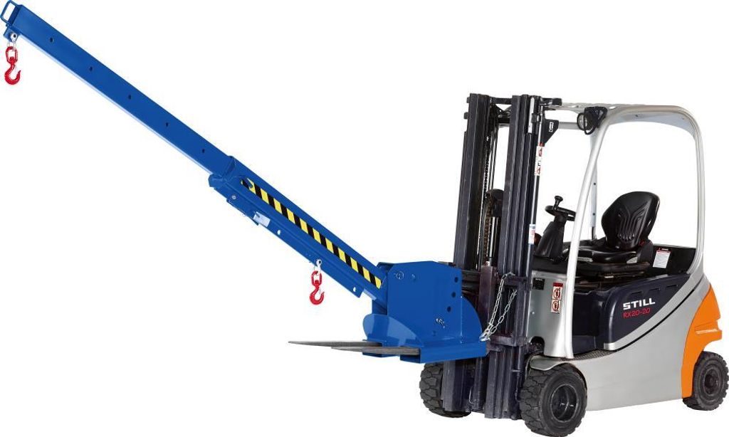 RR Industrietechnik Kranarm Typ RKA3 bis zu 3000kg Tragkraft RAL 5010 Enzianblau