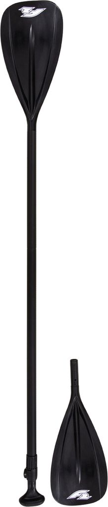 F2 SUP Paddel Kajak Alu/Carbon 4 teilig Schwarz Stand up Produktbild 