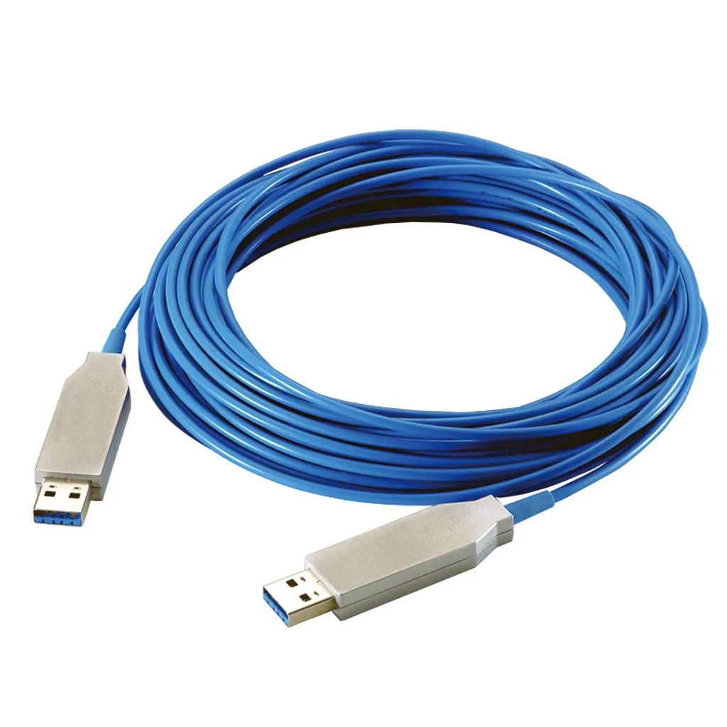 Câble USB 3.0 10m fibre optique LogiLink fini les pertes de signal