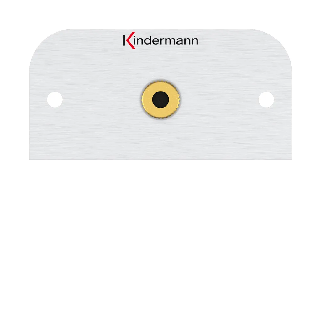 Plastron Audio Jack 3,5mm Kindermann avec Rallonge Femelle-Femelle