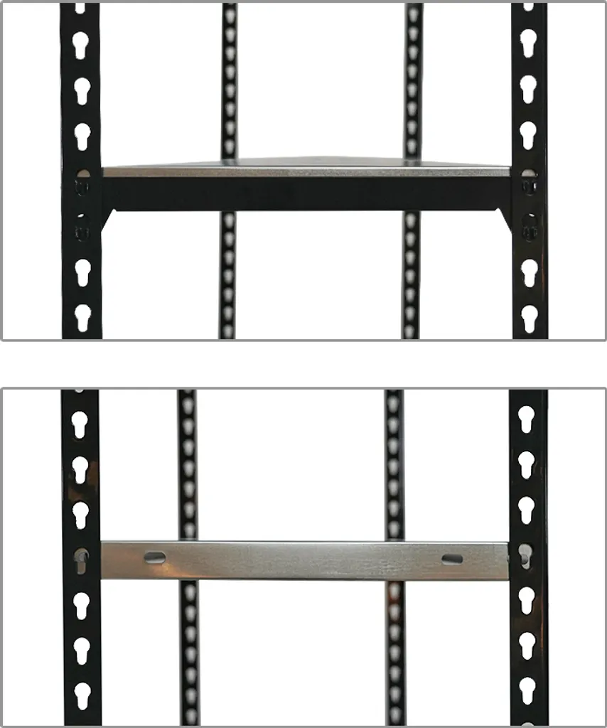 Étagère Simonrack sans vis SIMONCLICK 5 robuste et modulable 180cm grise