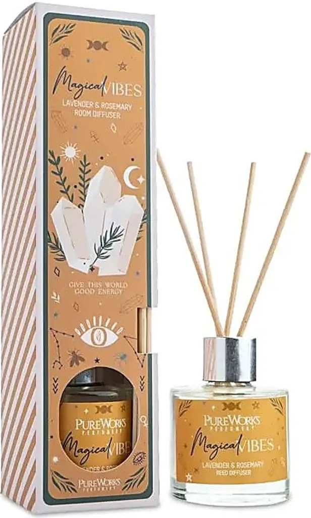 Diffuseur de parfum à bâtonnets Celestial Vibrations pack de 4 x 50 ml