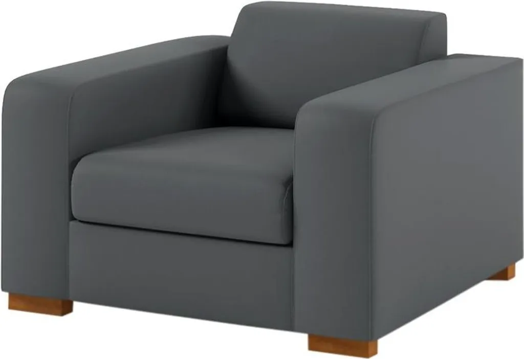 Fauteuil en éco-cuir Gem-Casco anthrazit - Fini le mal de dos au bureau