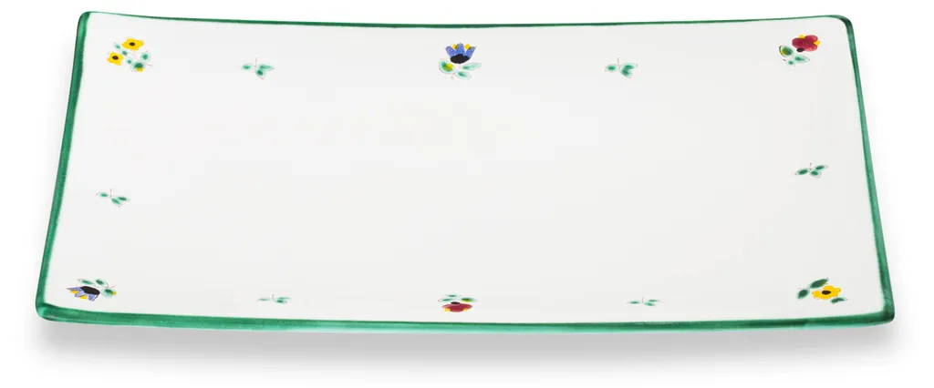 Plat de Présentation pour Apéritif Streublumen Gmundner Keramik 30x20 cm