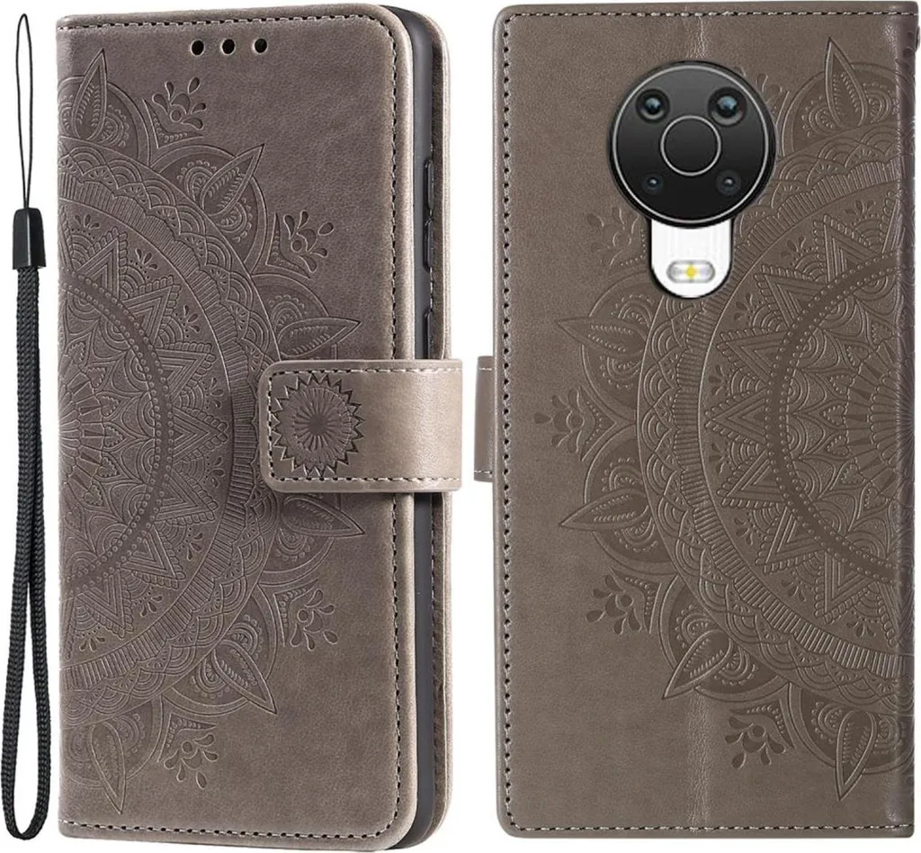 Bravoday Cover per Nokia G10 / Nokia G20 / Nokia G30, Flip Custodia in Pelle PU Portafoglio Custodia per Nokia G10 / Nokia G20 / Nokia G30, con Slot per Schede, Nero