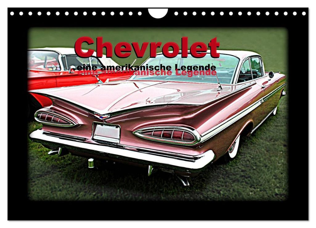 Chevrolet eine amerikanische Legende (Wandkalender 2027 DIN Produktbild 