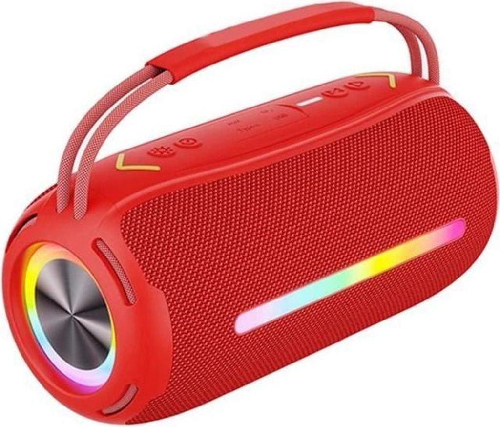 X360 20W Outdoor-Bluetooth-Lautsprecher, leistungsstarker RGB-TWS-Stereo-Bluetooth-Subwoofer, IPX6 wasserdicht, Radio