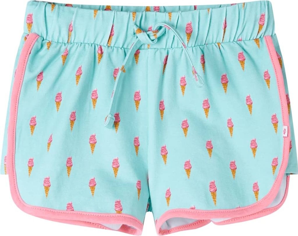 Kindershorts mit Kordelzug Helles Minzgrün 116
