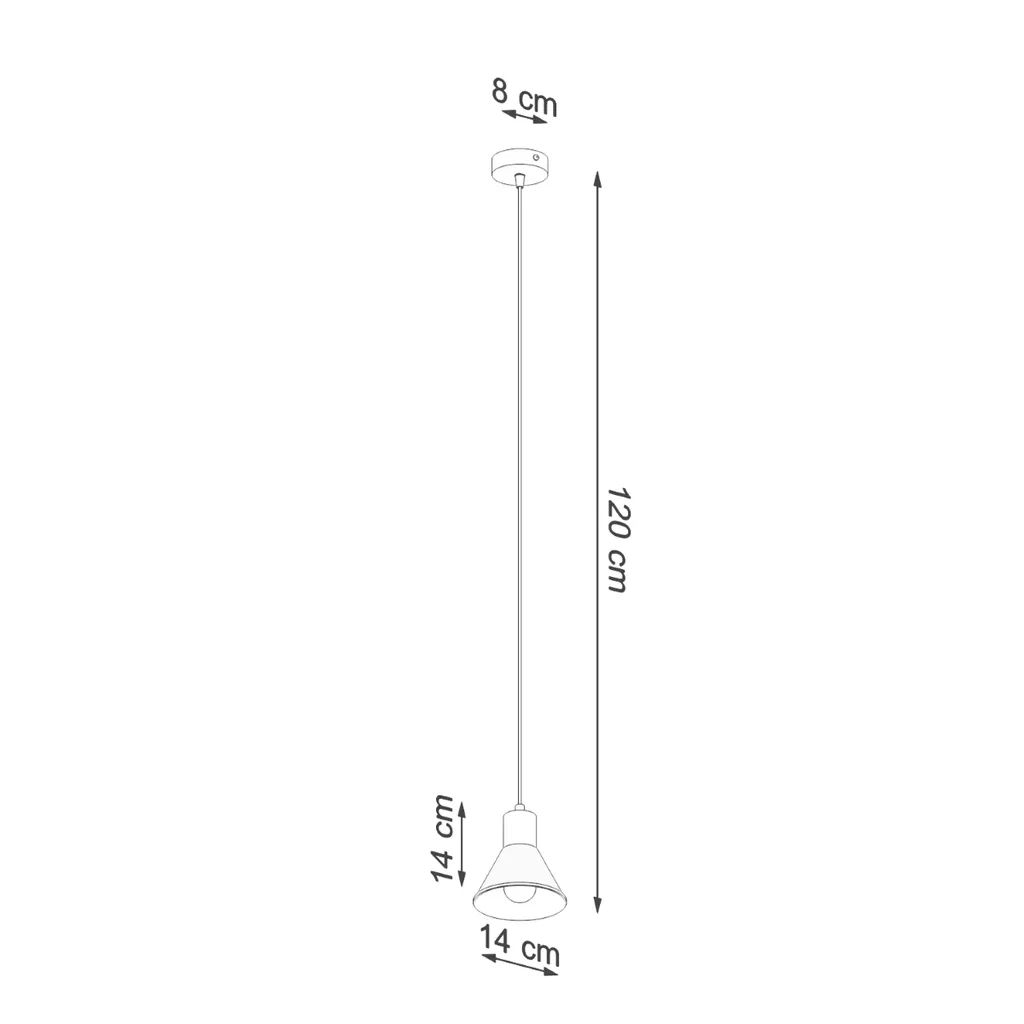 Suspension E27 Blanche Design TAZILO 1 - Éclairage à Hauteur Variable - 3