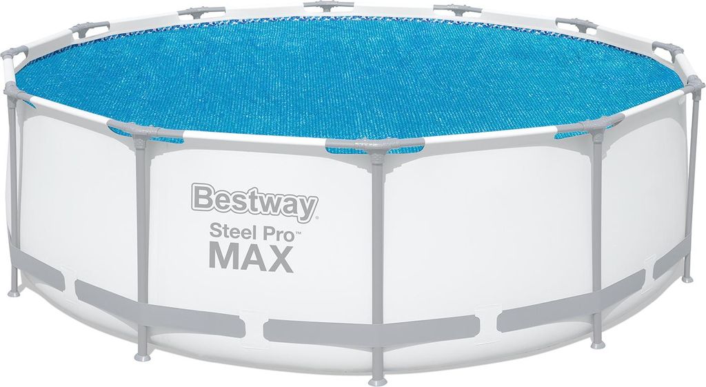 Bestway® PE-Solarabdeckplane Ø 356 cm, blau, rund Produktbild 