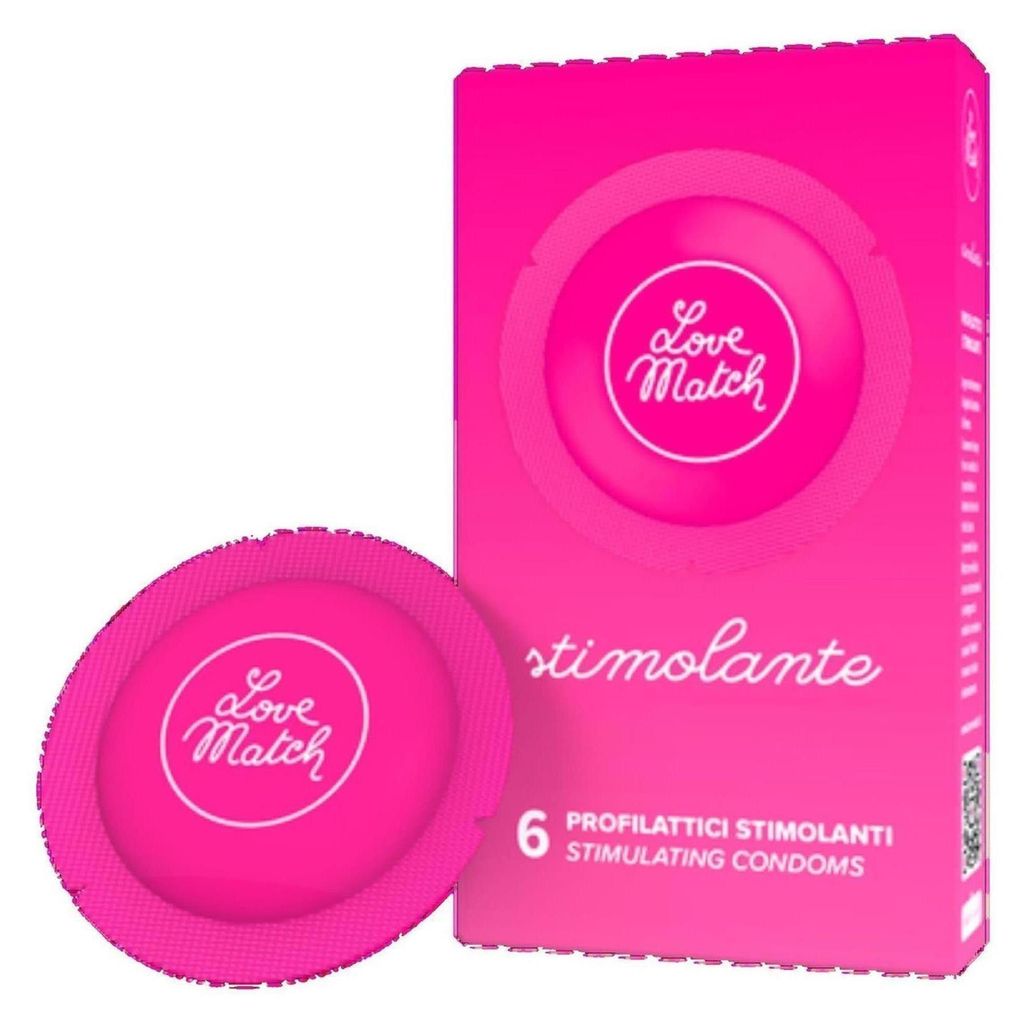 Love Match - Stimolante - Ribs and Dots Condoms -