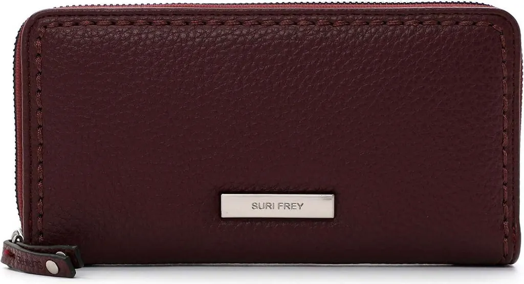 Portefeuille Sécurisé SURI FREY SFY Beauty Darkwine contre la Perte de Cartes