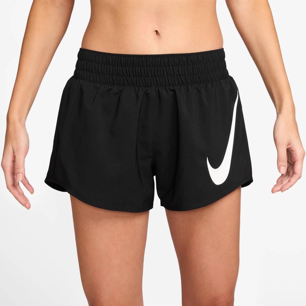 Nike W Nk One Swsh Hbr Df Mr 3In Br Black/White Black/White M