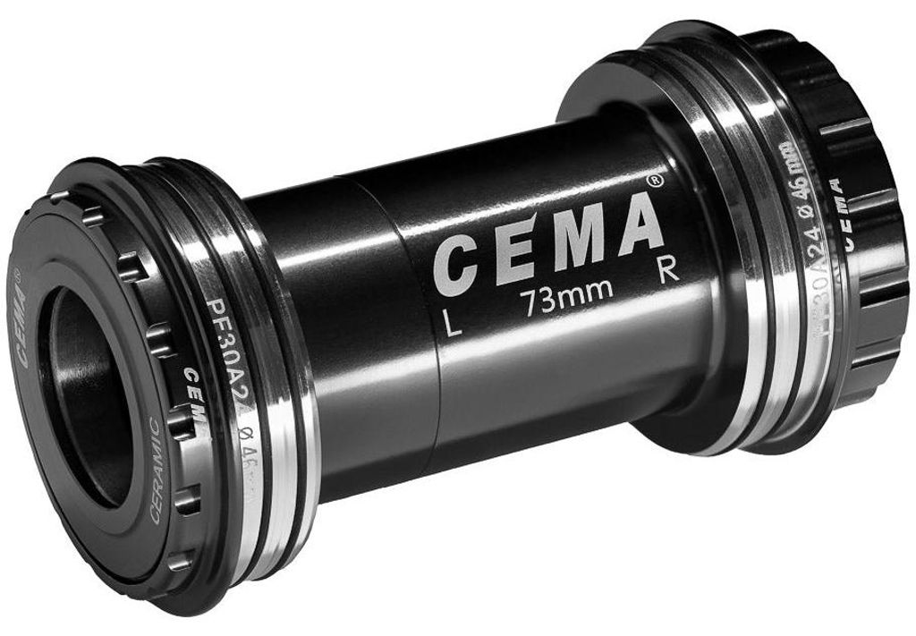 Cema Innenlager Pf30a Cannondale Asymmetric Interlock Schwarz