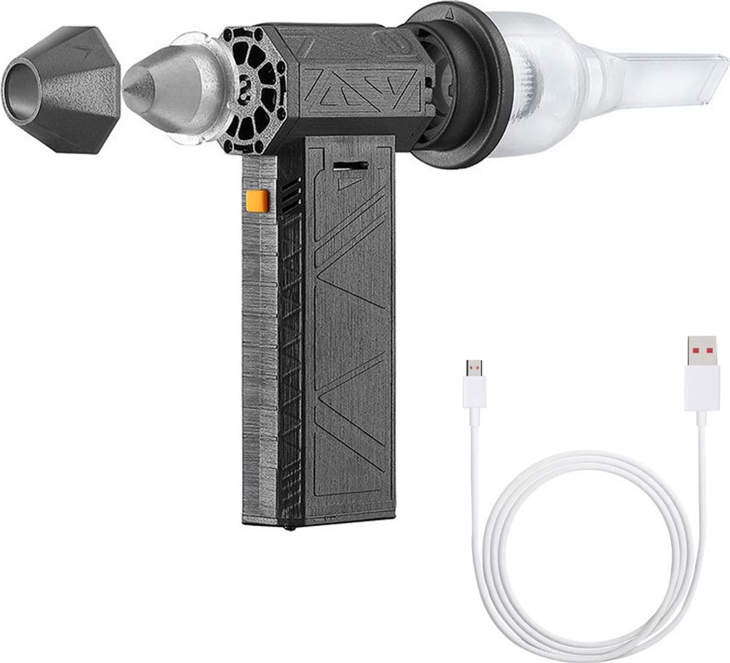 Mini-Turbo-Jet-Ventilator, 52 m/s, Turbo-Ventilator, 130.000 U/min, wiederaufladbares, leistungsstarkes Geblaese