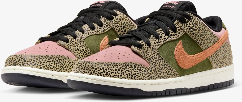 Nike SB Dunk Low "Arts-Rec" Bunt, Größe: 40,5
