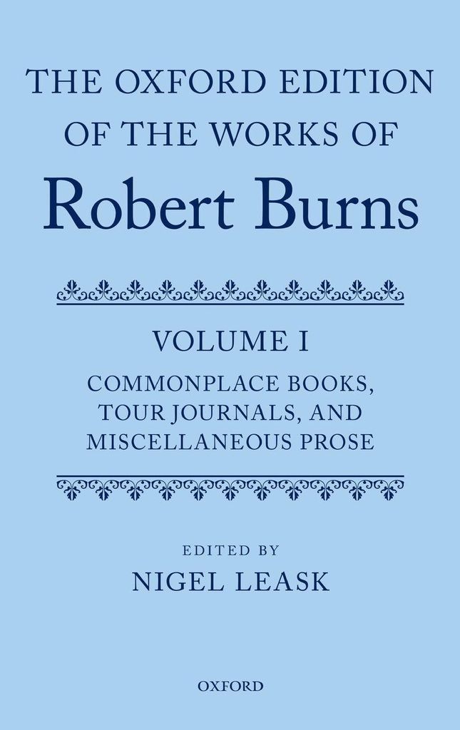 Oxf Ed Works Robert Burns Vol 1 Oewrb C