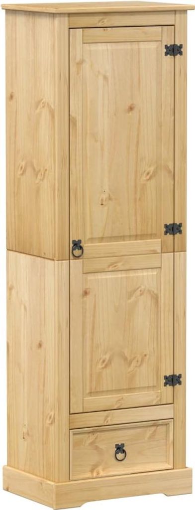 vidaXL Šatníková skriňa  55x38x170 cm z masívneho Obrázok produktu 