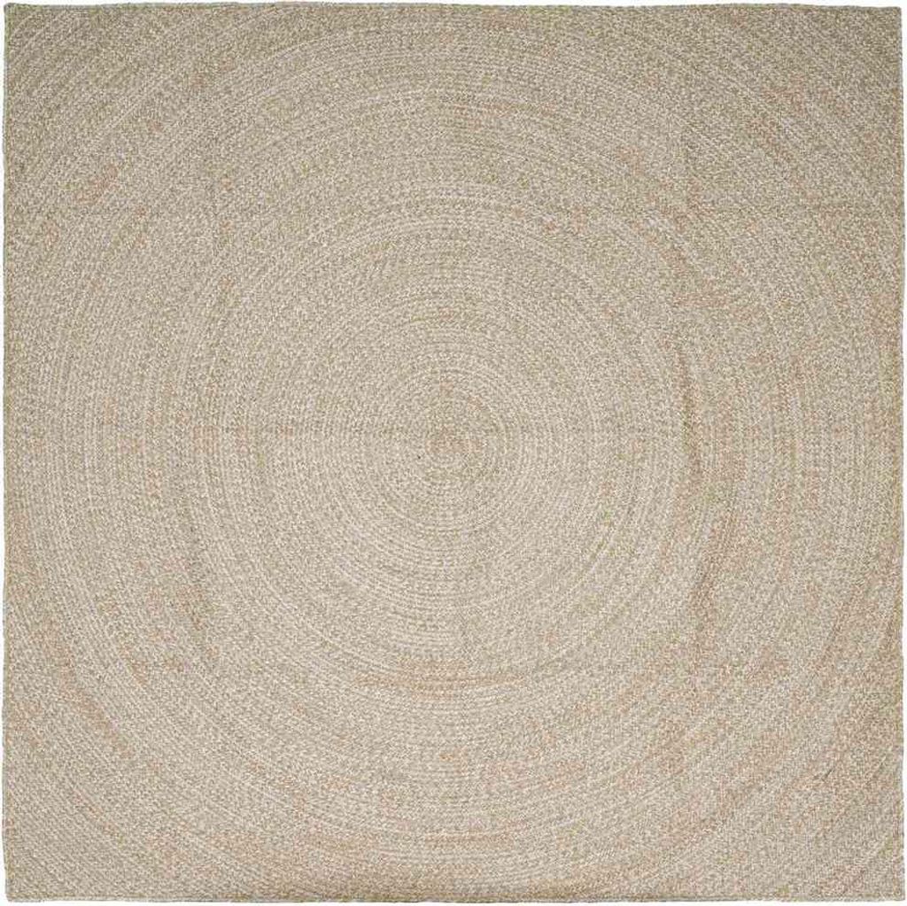 Bereichsteppiche Natürlich und Weiß 200 x 200 cm Jute