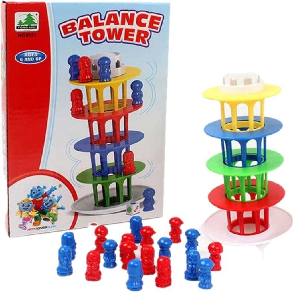 Balancierturmspiel Wackelnder, Schiefer Turm