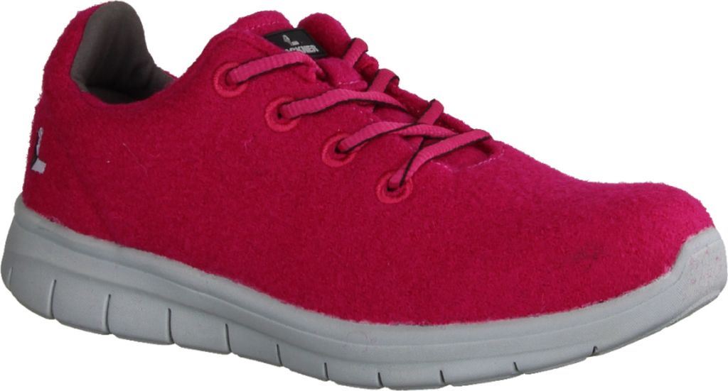 Lackner Wonder 6876 Damen Sneaker, Naturschuhe, Pink, Wolle, Wechselfußbett - Damenschuhe Top Trends, Mehrfarbig