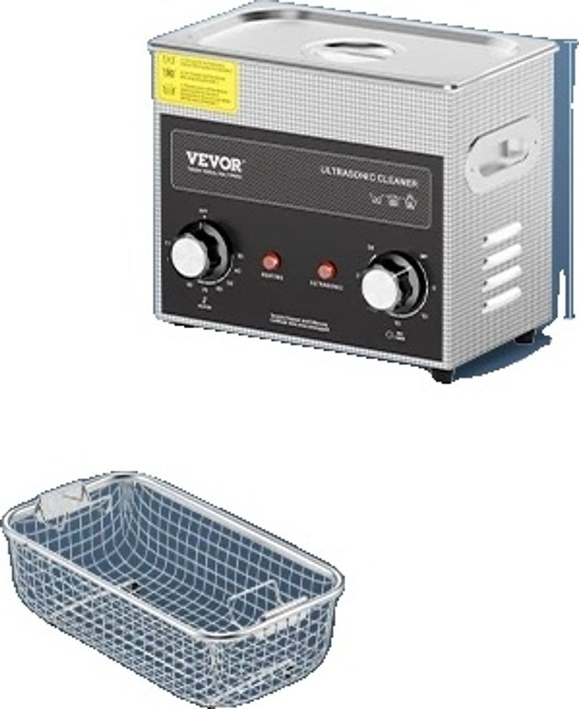 Ultraschallreiniger, mehrere Kapazitätsoptionen, effektives Heizsystem, 3L