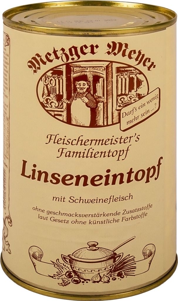 Metzger Meyer Linseneintopf 1200ml - Lausitzer Suppe / Produktbild 
