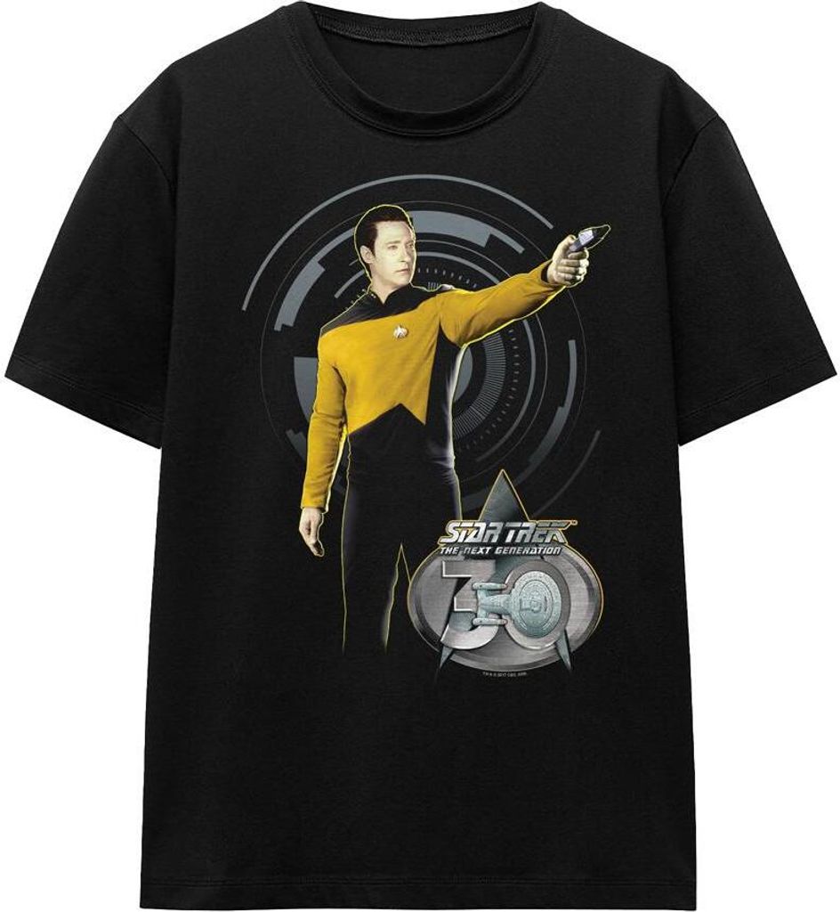 Star Trek - "30" T-Shirt für Herren/Damen Uni TV16102 (XL) (Schwarz)