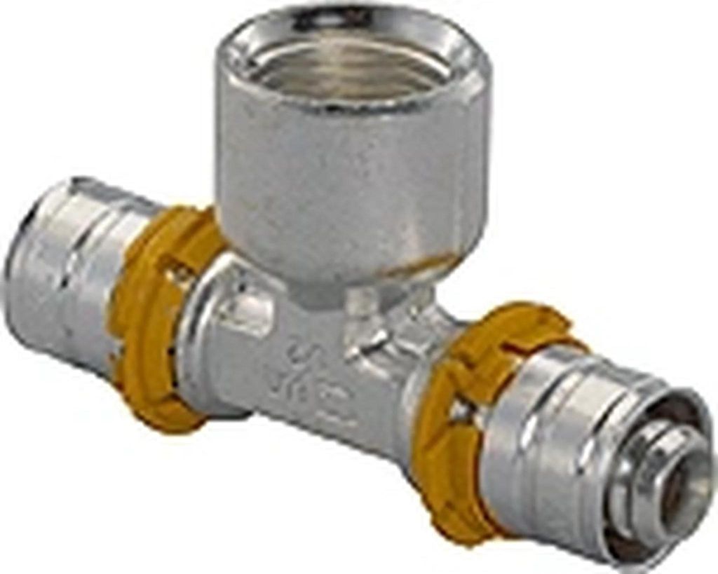 UPONOR S-Press T-Stück, Innengewinde, 50-Rp1"FT-50, 1 Stk.