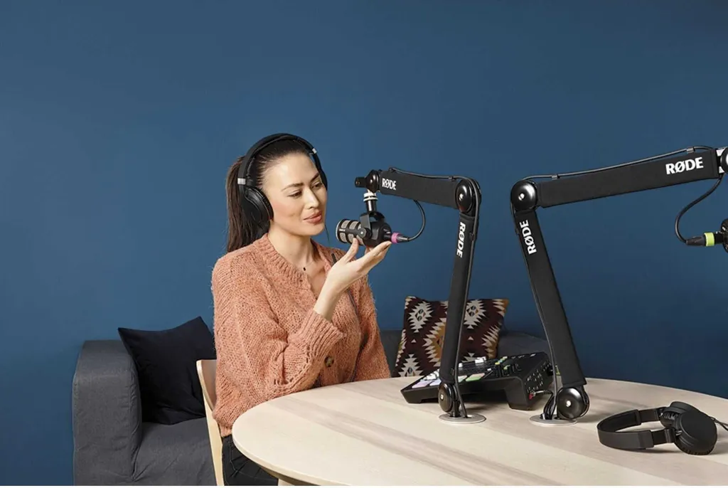 Rode PSA1+ Bras articulé de studio professionnel pour micro de radio - 5