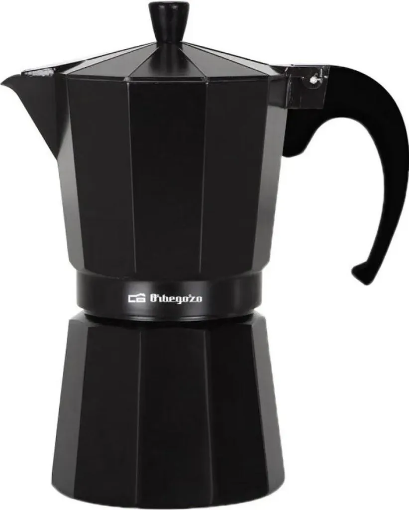 Cafetière Moka Italienne Orbegozo KFN 910 en Aluminium Noir 9 Tasses