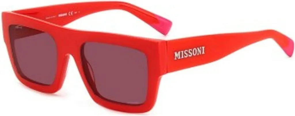 Missoni MIS-0129-S Occhiali Sole Donna | Rosso Acetato Lenti Rosa 53mm