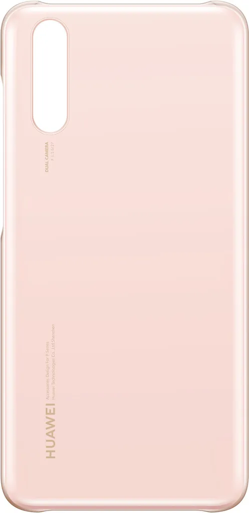 Coque Huawei P20 Fine et Antidérapante - Huawei Color Cover Rose Soft