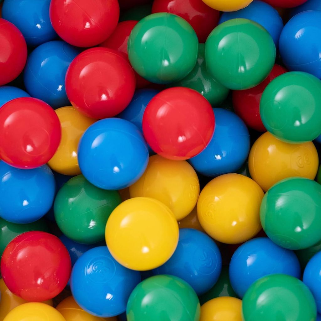 MISIO Bälle für Bällebad - Mehrfarbig Bällebad Bälle - Bälle Ø 6 cm - Plastikbälle hergestellt aus 100% LDPE - Spielzeug Baby - 500 stück ...