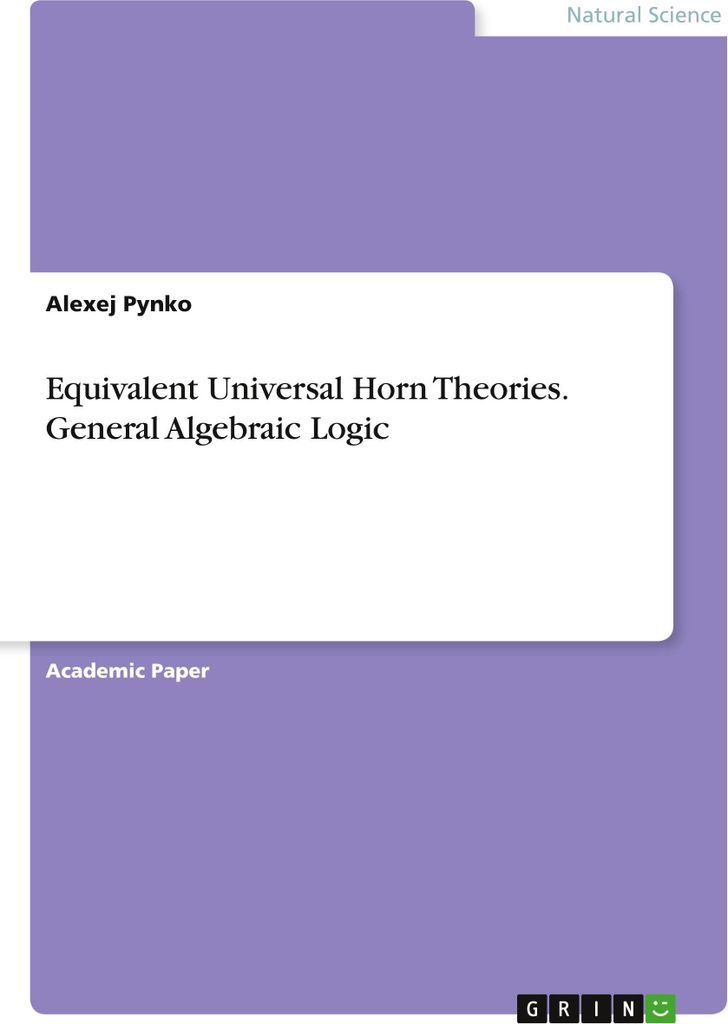 Equivalent Universal Horn Theories. General Algebraic Logic