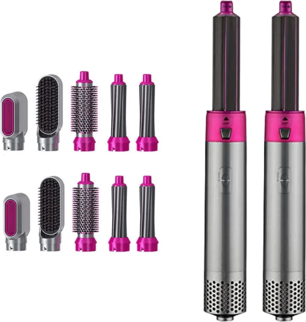 Confezione 2 Pezzi Air Styler 5 in 1: Spazzola Aria Calda Professionale D2YME