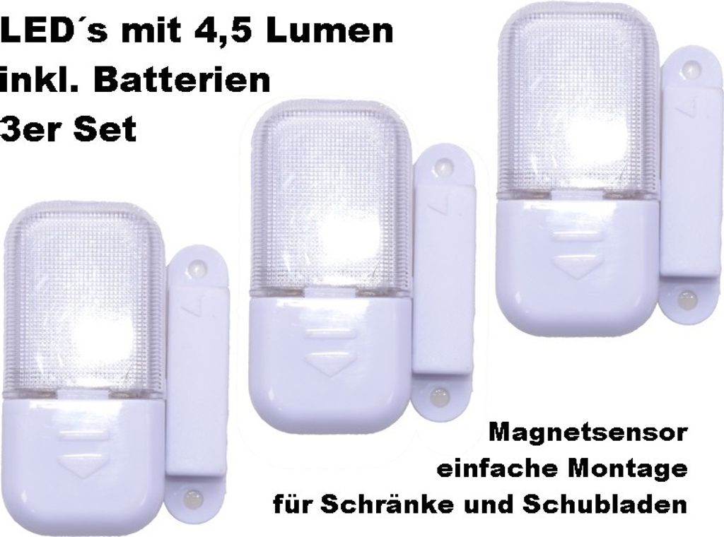 Filmer 20994 LED Schranklicht 3er Set