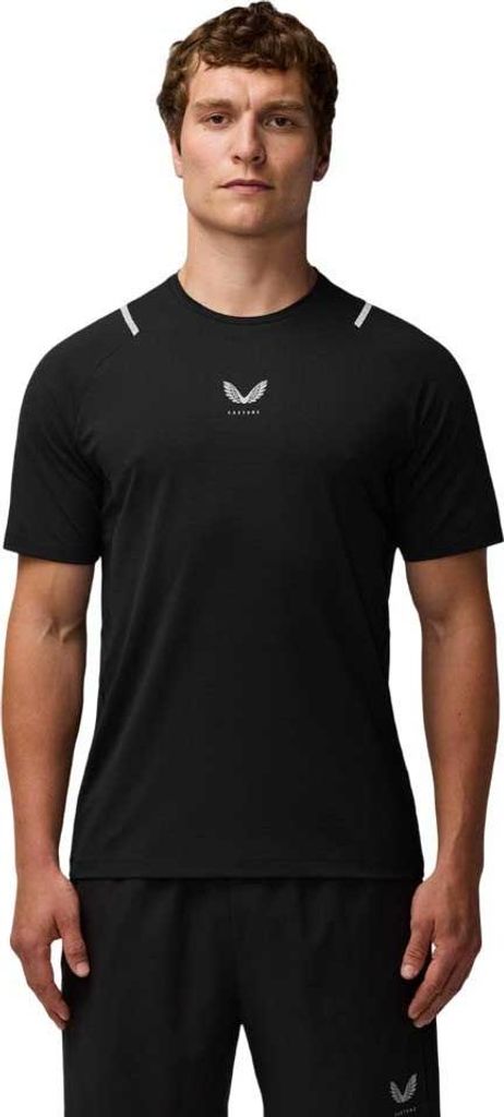 Castore Apex Kurzarm-t-shirt Schwarz L Mann Schwarz L