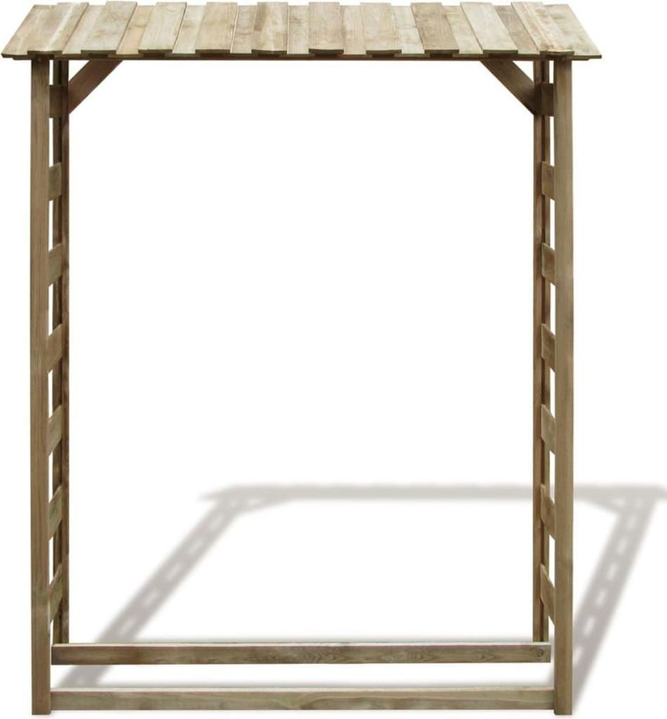 vidaXL Feuerholz-Lagerschuppen 150×44×176 cm Imprägniertes Kiefernholz