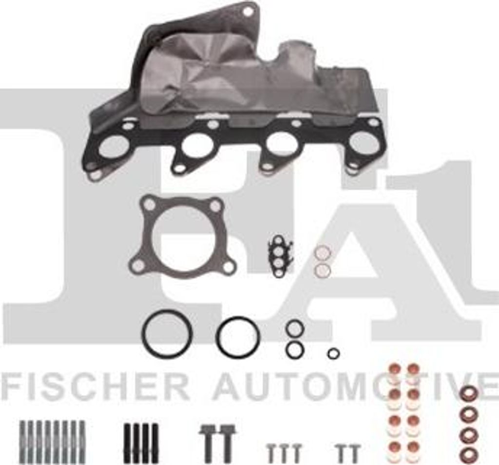FA1 KT111200 Montagesatz Turbolader für VW GOLF VI (5K1) Polo Schrägheck (6R1, 6C1) GOLF PLUS (5M1, 521) Caddy III Kombi (2KB, 2KJ, 2CB, 2CJ) TOURAN