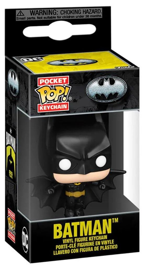 FUNKO POP! KEYCHAIN Batman, Schlüsselring, Schwarz, Vinyl, Produktbild 
