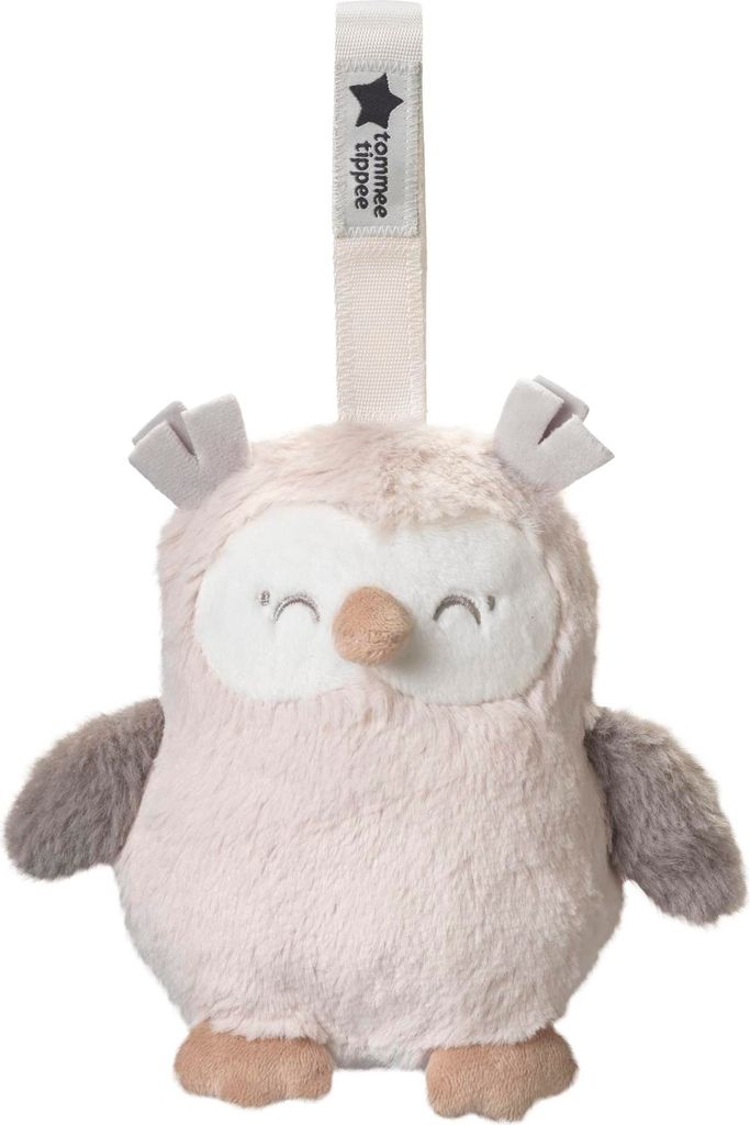 Tommee Tippee Mini OllieOwl Einschlafhilfe nicht nur für Unterwegs, mit weißem Rauschen, über USB aufladbar, 72 Stunden Akkulaufzeit, maschinenw...