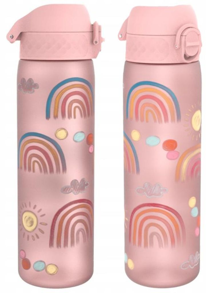 Ion8 Trinkflasche 500 Ml Rosa Regenbogen Produktbild 