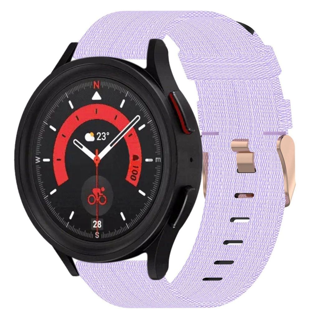 Für Samsung Galaxy Watch FE 6 5 4 Normal Pro Classic alle Größen Gewebtes Nylon Band